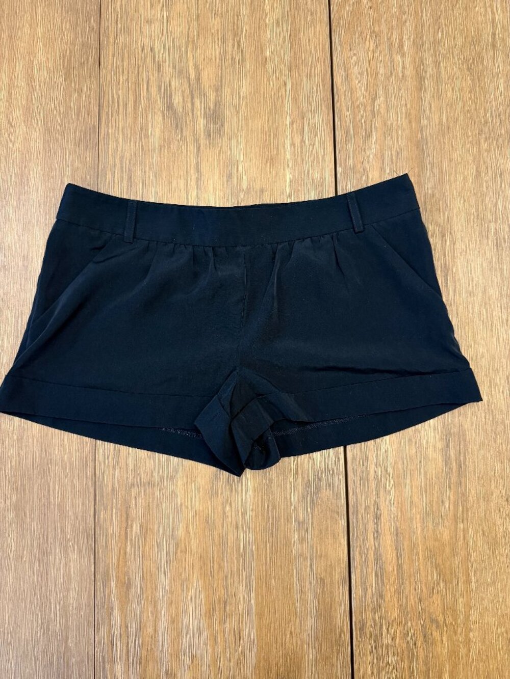 Express Black Tailored Cuffed Dress Shorts Size 10